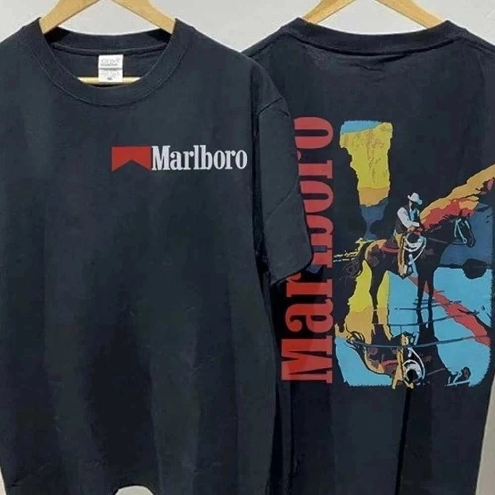 Vintage 1990s Marlboro! Man shirt Cowboy T-Shirt
