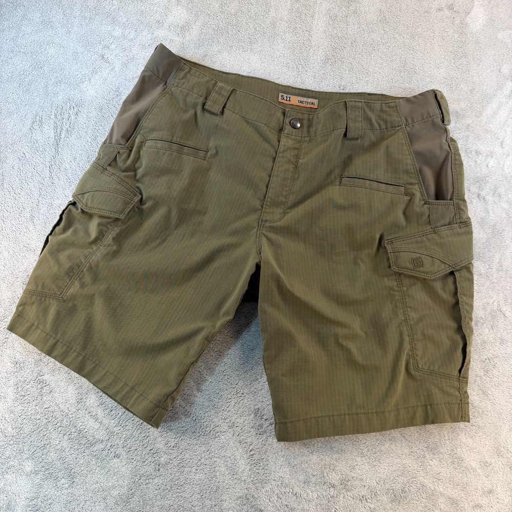 5.11 Tactical Shorts Mens 38 Green Cargo Utility Ripstop Outdoor
