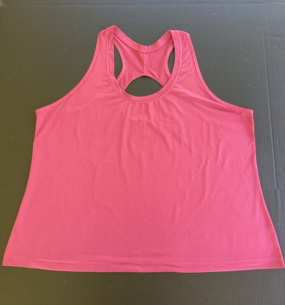 Athleta Womens Tank Top Razorback Pink Size 3XL
