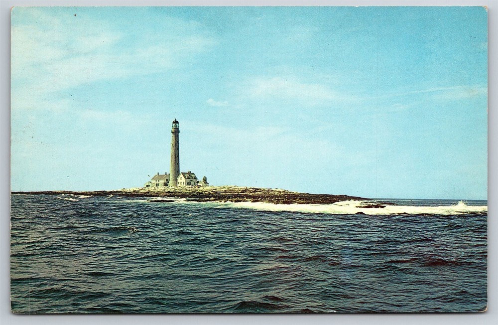 Maine Boon Island Lighthouse Postcard, C4