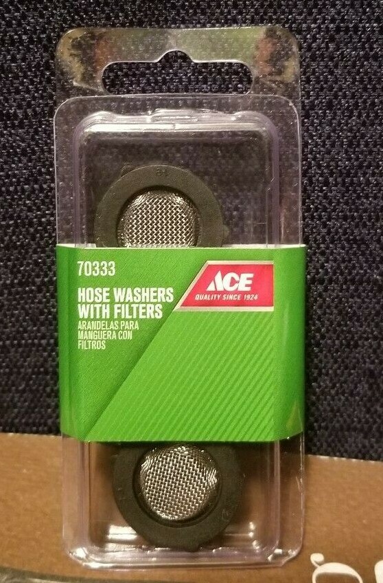 ACE 70333 Water Garden Hose Washers with Filters 6-Pack for RV Motorhome Fresh Water-image