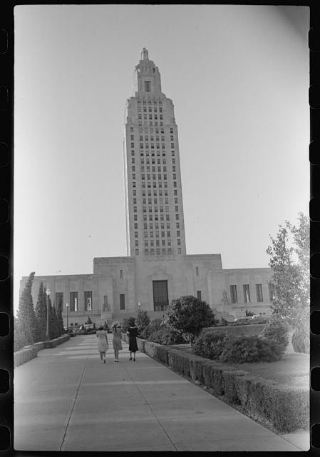 Photo:Baton Rouge Louisiana 1930s Louisiana State Capitol Tower