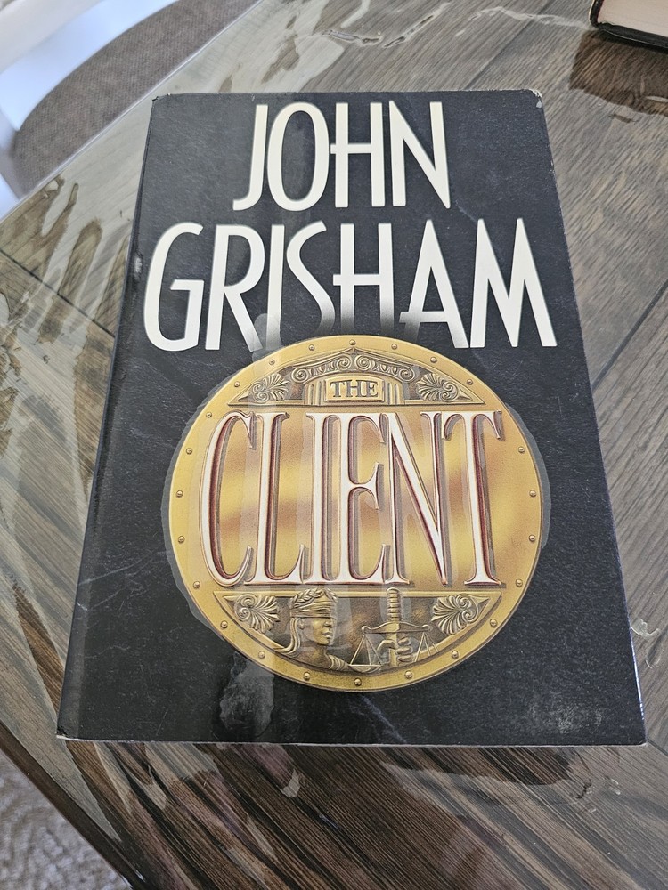 John Grisham The Client Hard Book Cover A Novel With Dust Jacket First Edition