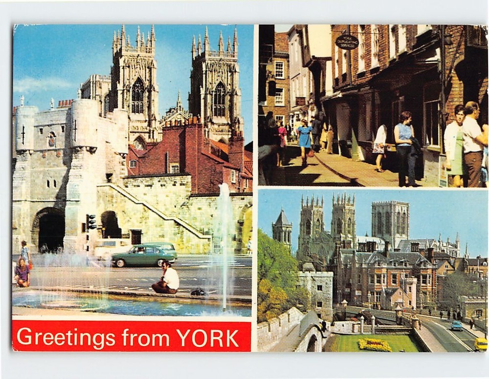 Postcard Scenes & Views Greetings from York England