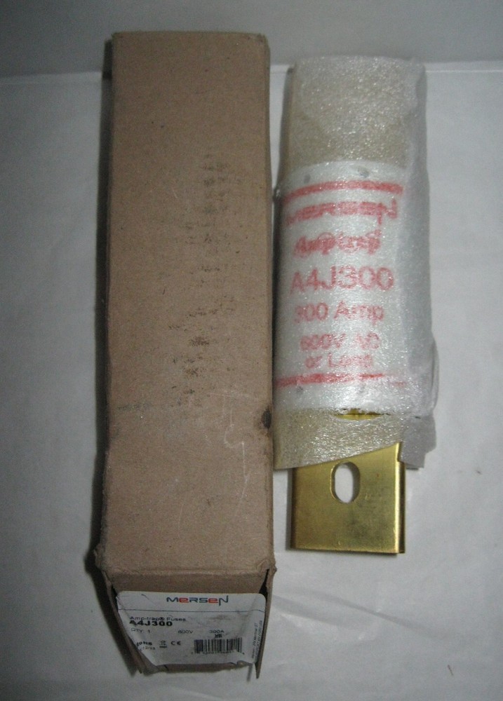 New Ferraz Shawmut Mersen A4J300 300A, 600V, Amp-Trap, Class J Fuse