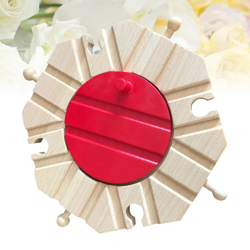 Wooden Train Toy Bridge Train Rail Accessories Train Rail Bridge Toy