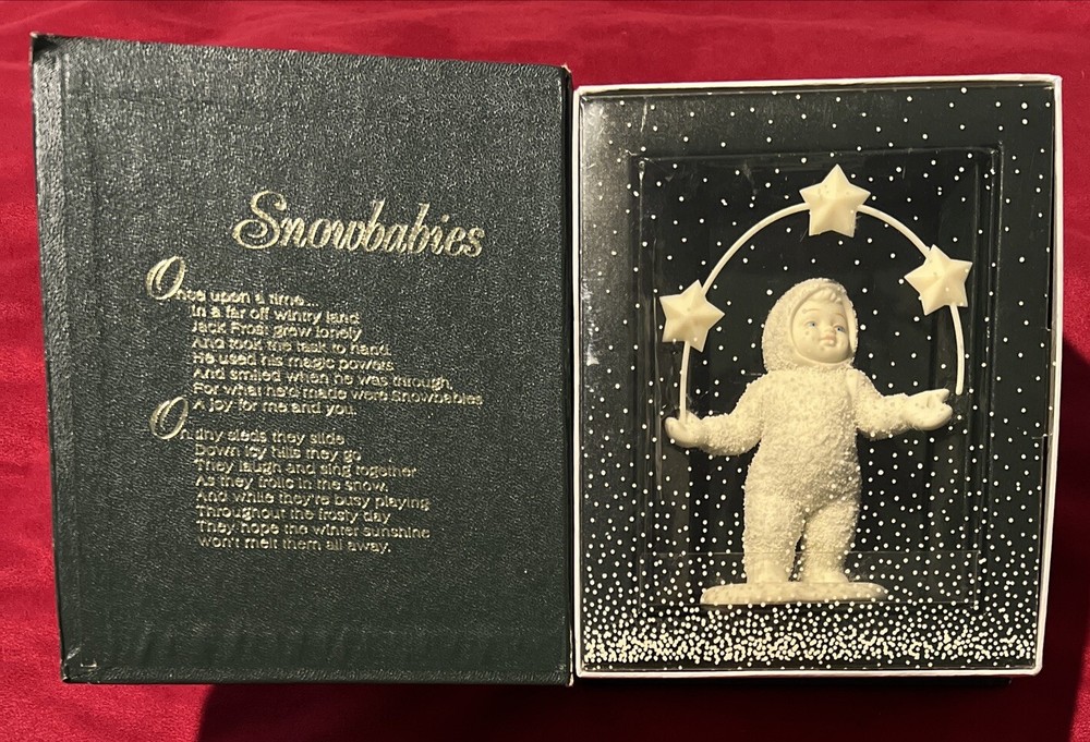 Dept 56 Snowbabies Figurine Look What I Can Do Charming Holiday Collectible