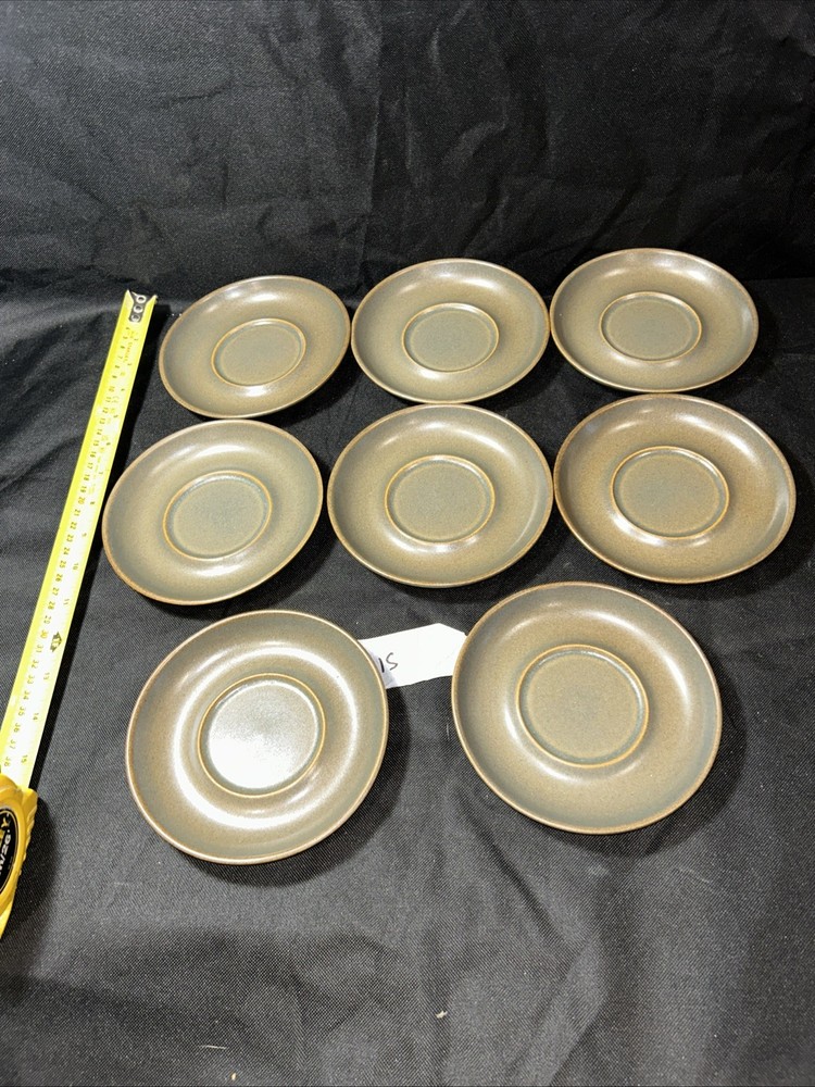 Denby Langley  Canterbury 5 5/8” Tea Plates  Stoneware Set of 8