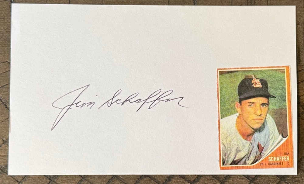 Jim Schaffer Signed 3