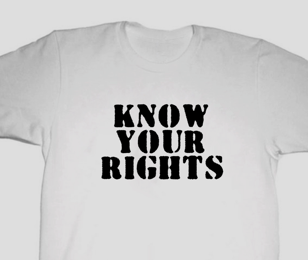 Punk Rock Music Band Know Your Rights Unisex T-Shirt