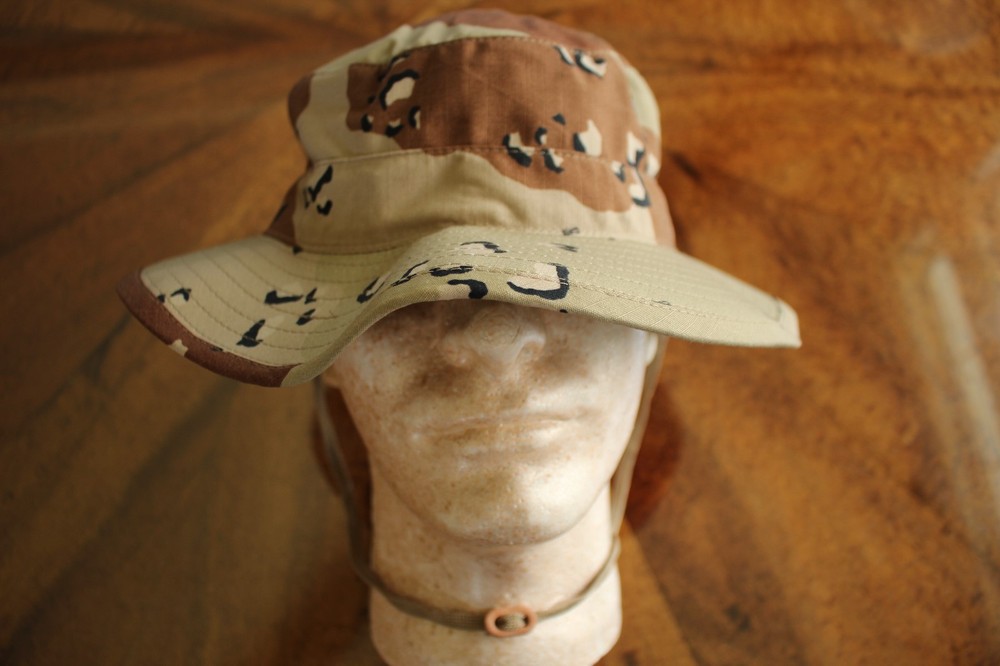 USAF Air Force Ripstop Camo Boonie Hat - Size 7.50 - BDU Combat Cap