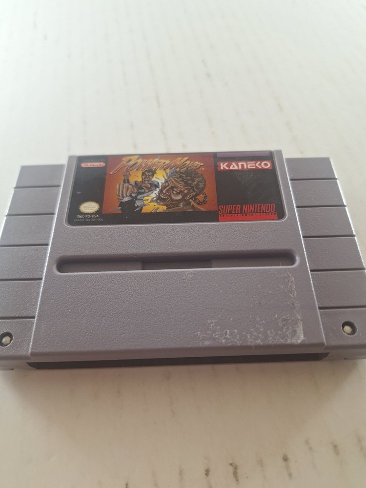 Power Moves SNES Super Nintendo Entertainment System, 1993 - Tested