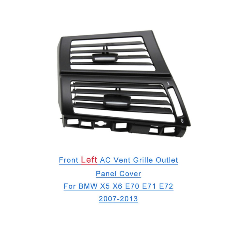 Front Left Dashboard AC Vent Outlet Air Grille Panel For BMW X5 X6 E70 E71 E72