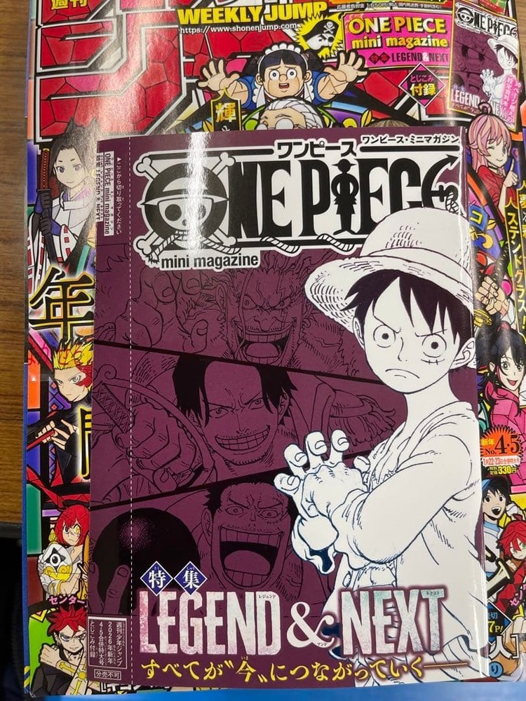 One Piece Mini Magazine Weekly Jump Legend & Next Special Ed Rare Extras
