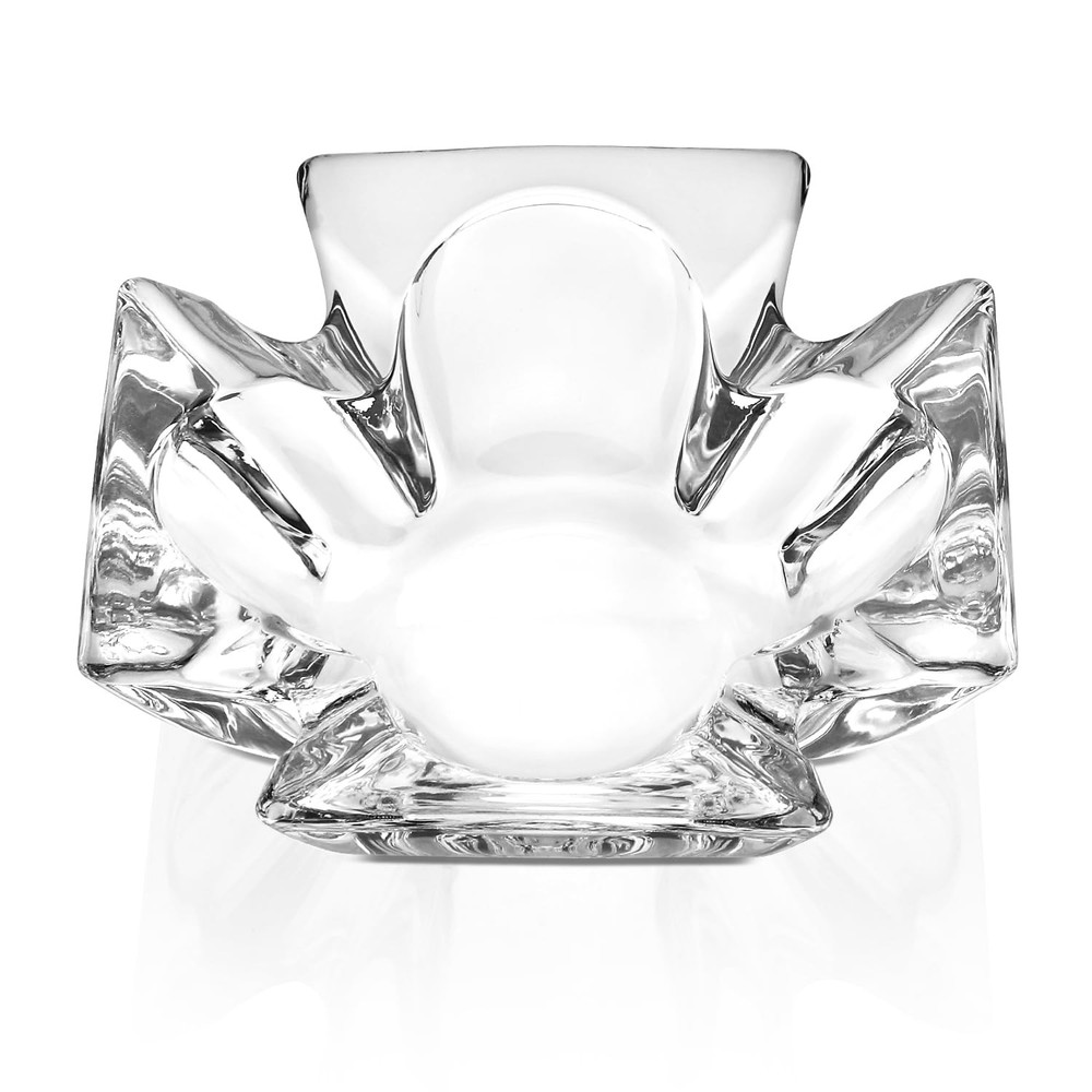 Ashtray, Large Glass Ashtray for cigarette cigar, Clear Crystal Ash trays Out...