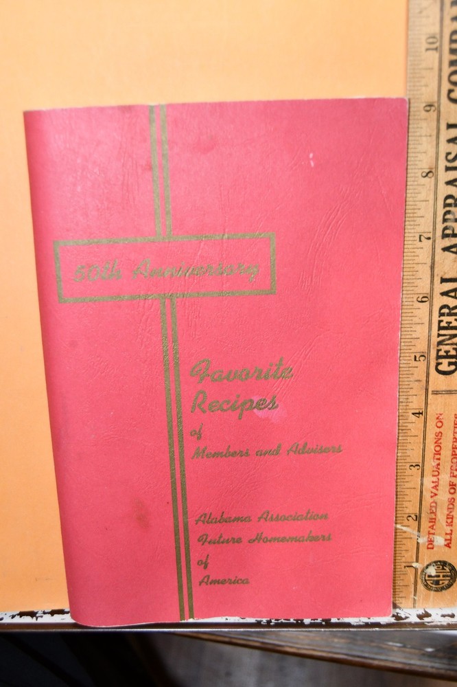 Favorite Recipes of Alabama Future Homemakers of America Cookbook 1992 50th
