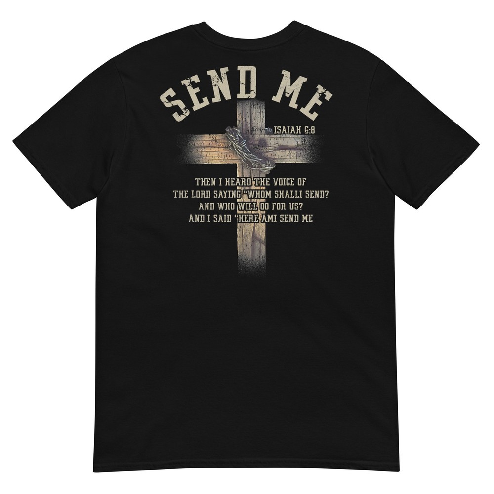 Send Me Isaiah 68 Christian Here Am I Religious Faith T-Shirt