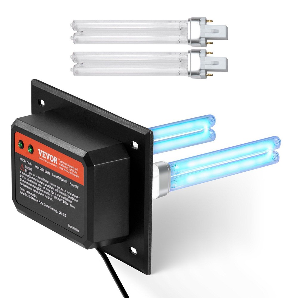 18W 7in UV Light HVAC Air Purifier for Whole House AC Duct Systems-image