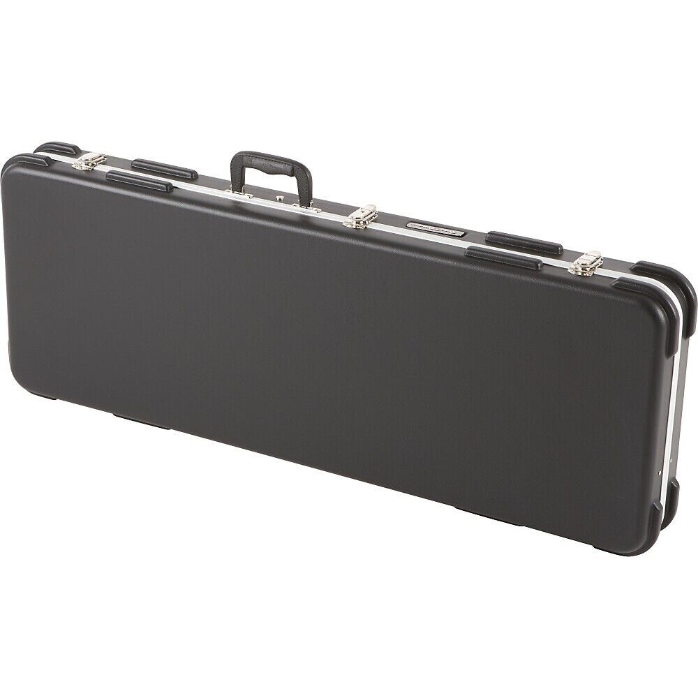 Road Runner RRMEG ABS Molded Electric Guitar Case Durable Protective Storage for Electric Guitars with Padded Interior and Secure Fit Black-image