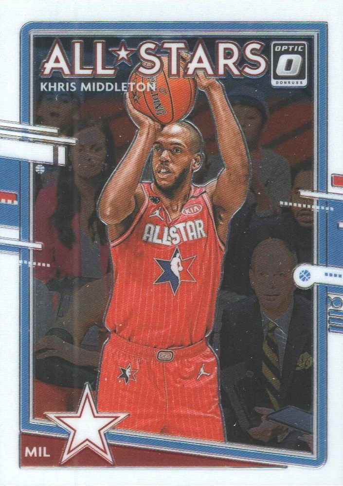 2020-21 Donruss Optic Basketball All Stars Khris Middleton #20