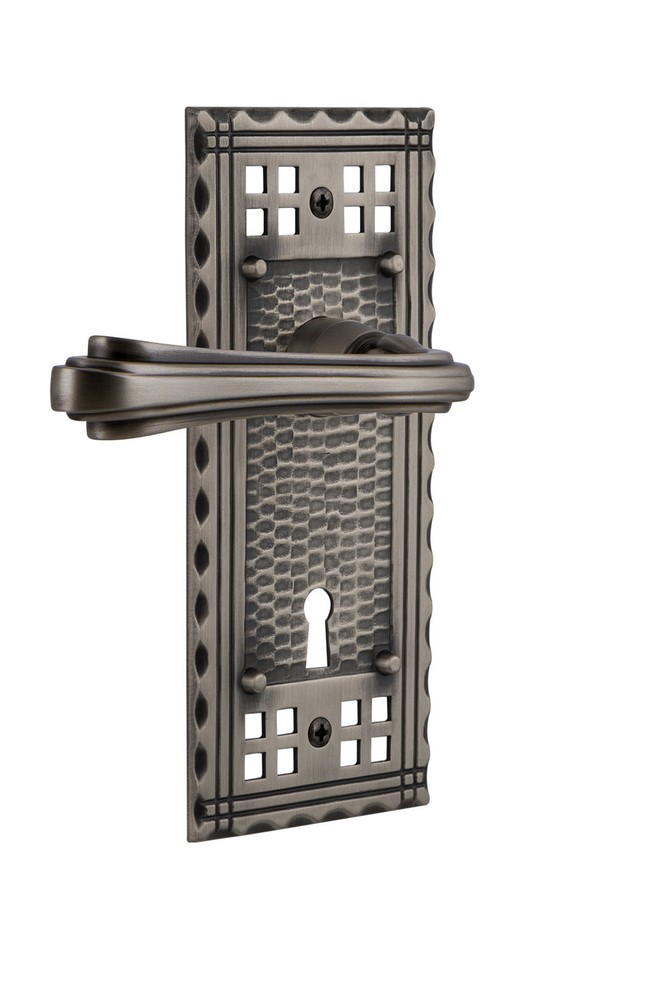 Nostalgic Warehouse CRAFLR_PRV_238_KH Fleur Privacy Door Lever