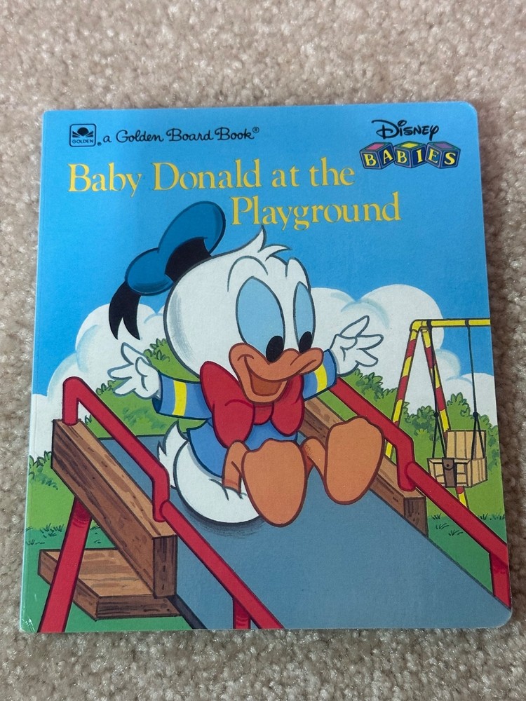Baby Donald at the Playground (Disney Babies Board Book) by Golden Book