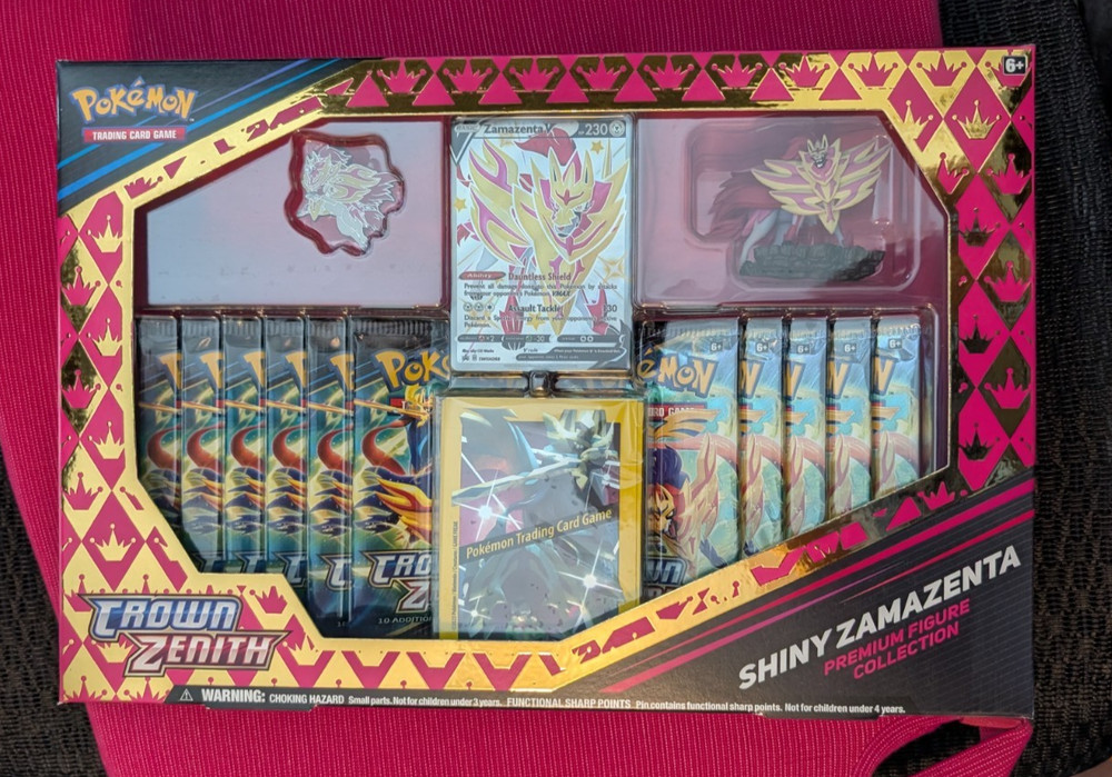Crown Zenith Shiny Zamazenta Premium Figure Collection Box Sealed