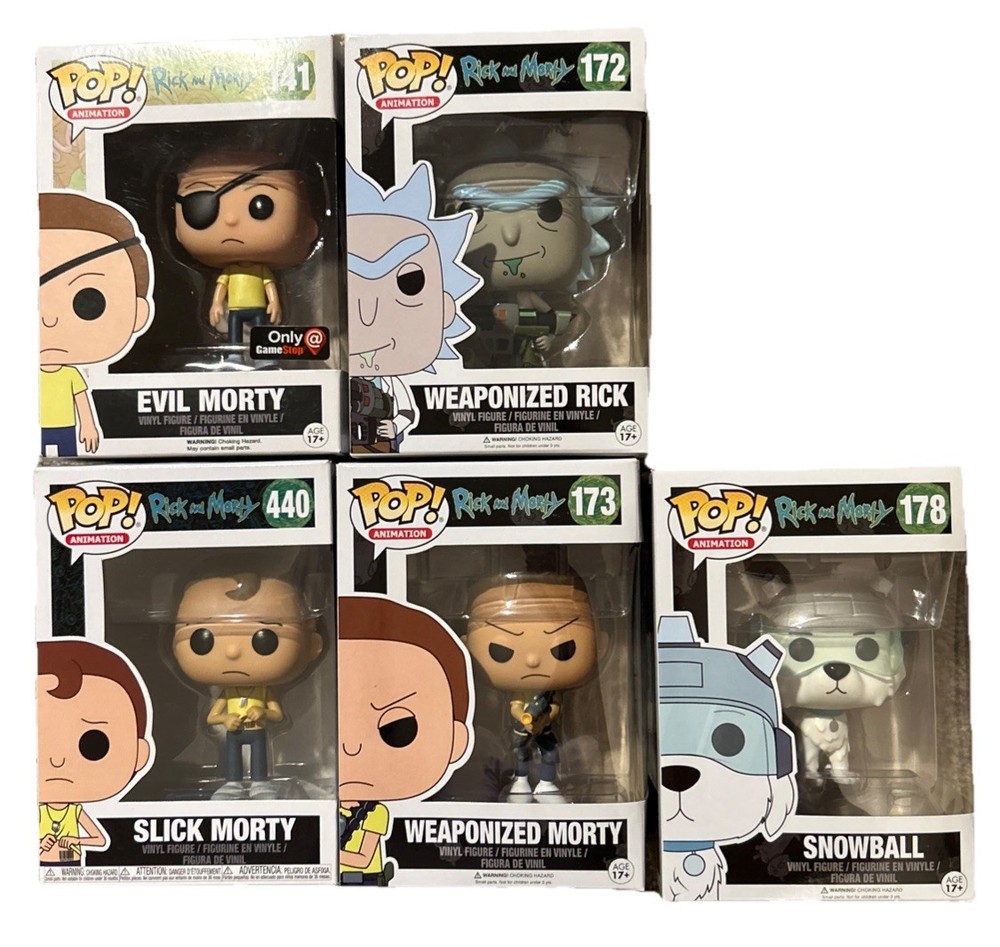 Rick And Morty Lot Funko Pop Rick Morty Snowball