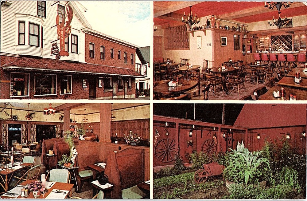 Chrome RESTAURANT SCENE Bar Harbor Maine ME m/09 AH8043