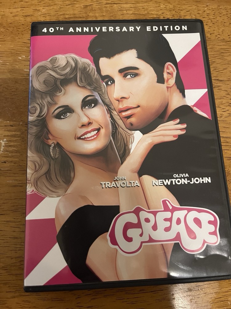 GREASE: JOHN TRAVOLTA & OLIVIA NEWTON 40th Anniversary Ed. (DVD, 1978)