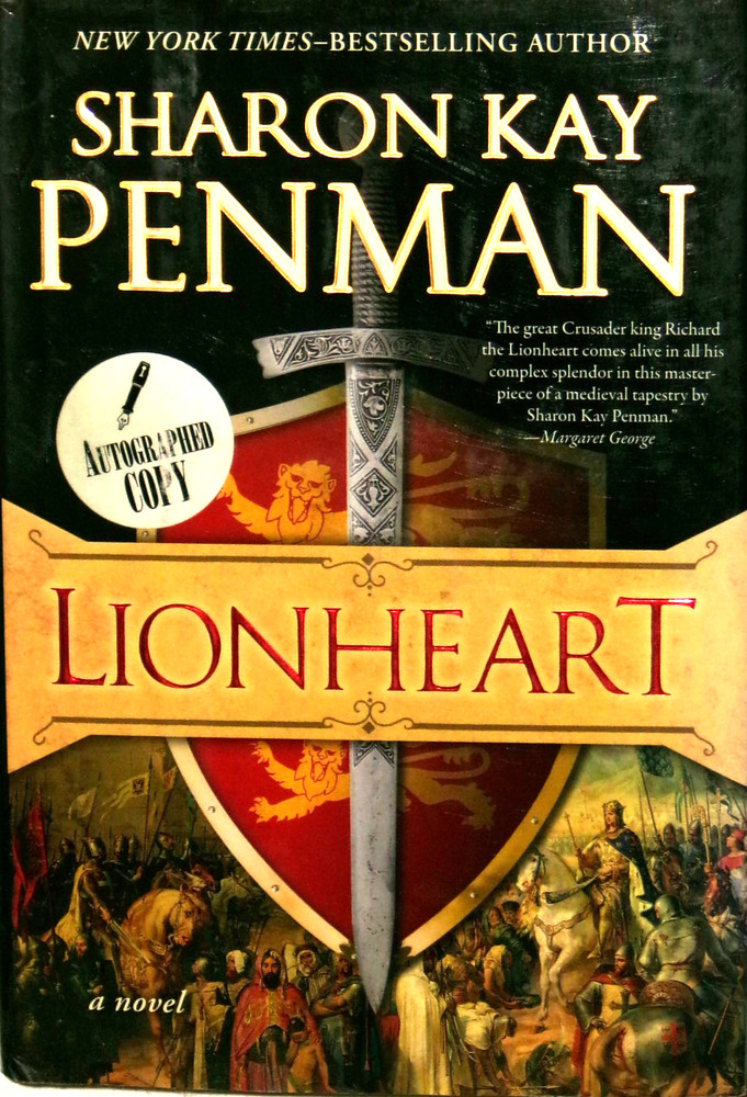 Lionheart by Sharon Kay Penman, 1st, Signed (2011, Hardcover) VG/VG