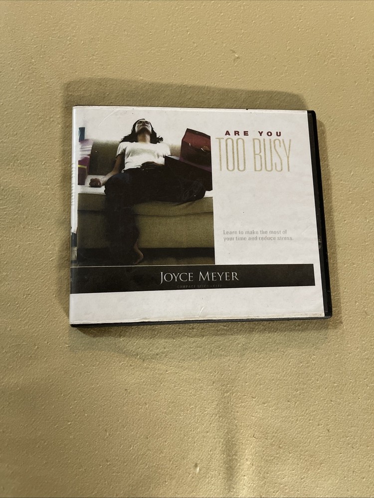 Joyce Meyer Are You Too Busy Disc