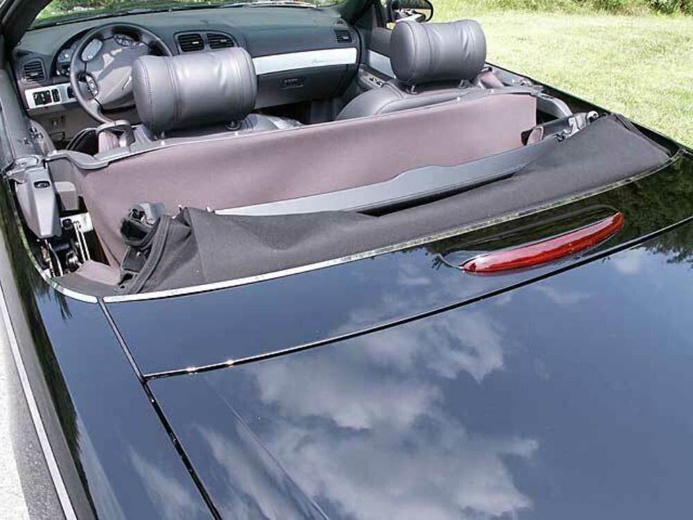 Fits Ford Thunderbird 02-05 Stainless Polished Chrome Hardtop Accent Trim 3pcs