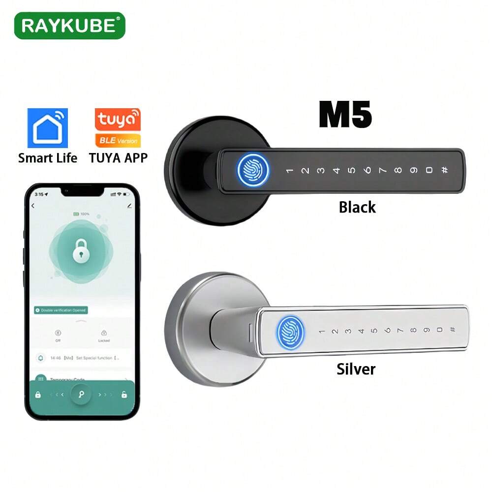 Multi-functional smart door lock with multiple unlocking options