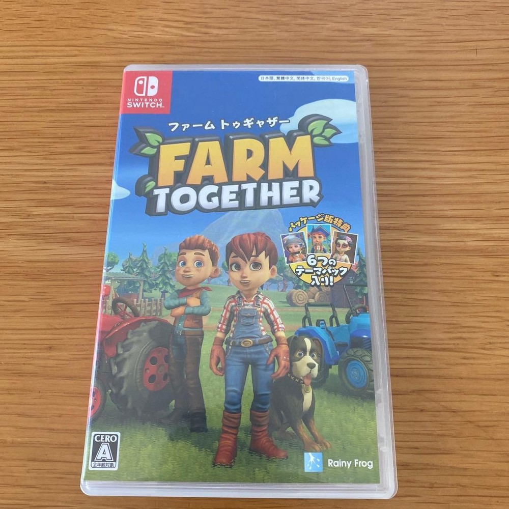 Farm Together NSW Nintendo Switch Used Tested Japanese version with Case