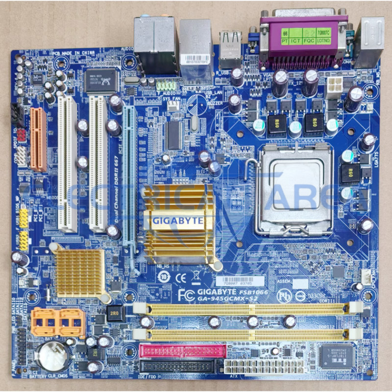 1PC Used GIGABYTE GA-945GCMX-S2 motherboard Fast deliveryus