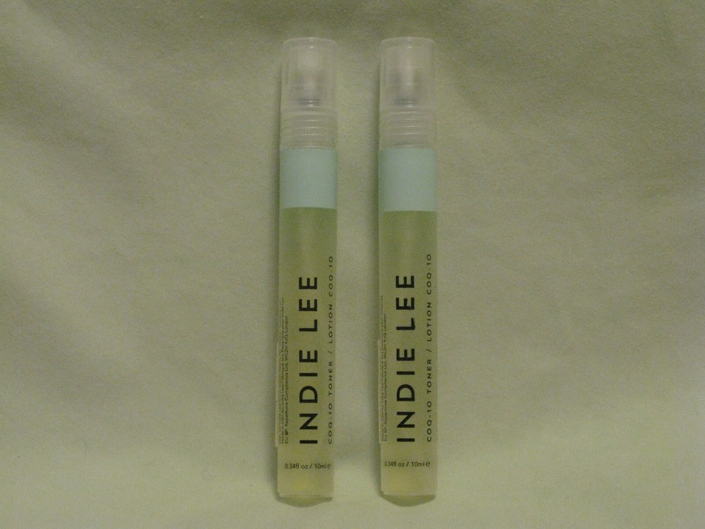 Indie Lee CoQ-10 Toner & Facial Mist 2-Pack 10ml Travel Size New