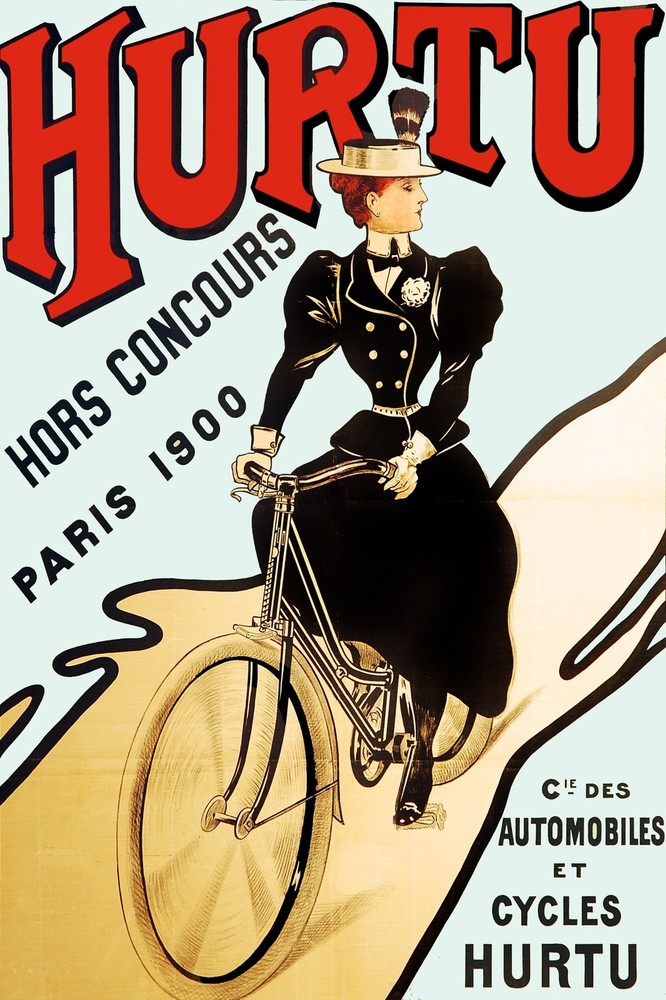 6143.Hurtu.hors.concours.bicycle.paris.POSTER.Decoration.Graphic