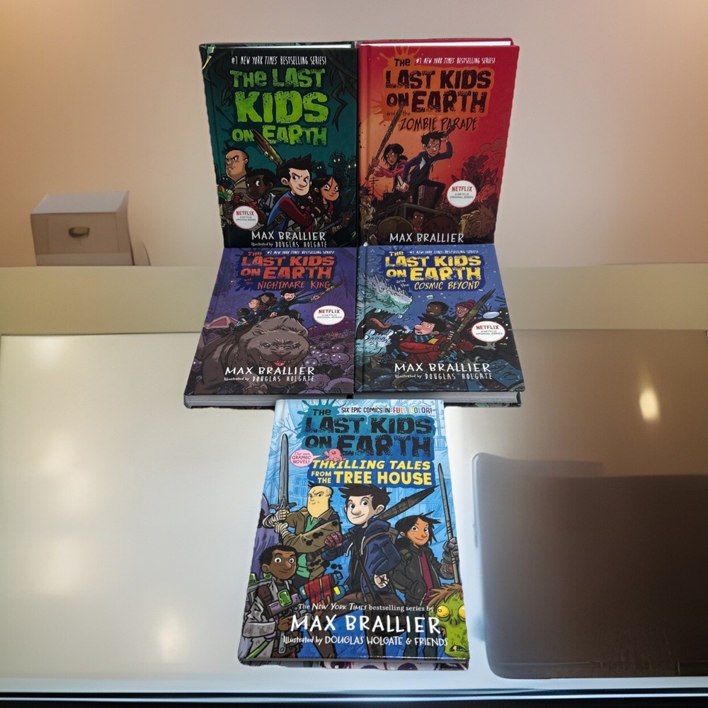 LOT OF 5 - The Last Kids On Earth Books - MINT CONDITION - GREAT VALUE