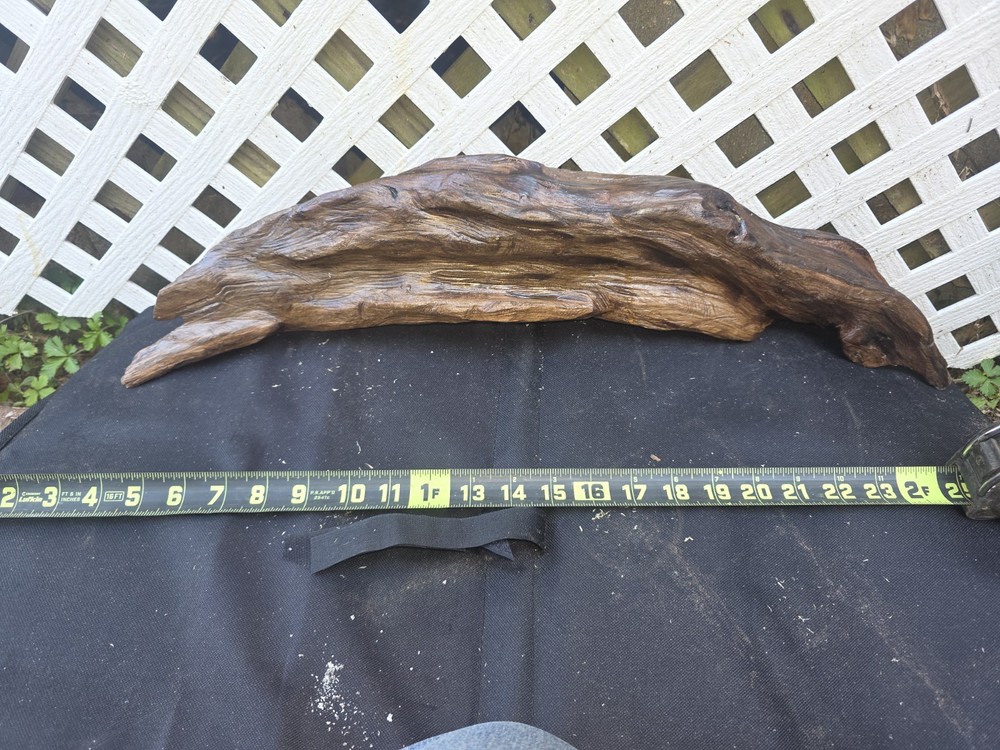 Natural Genuine Driftwood/Root Wood Aquarium Decoration Brown, 24 Inch