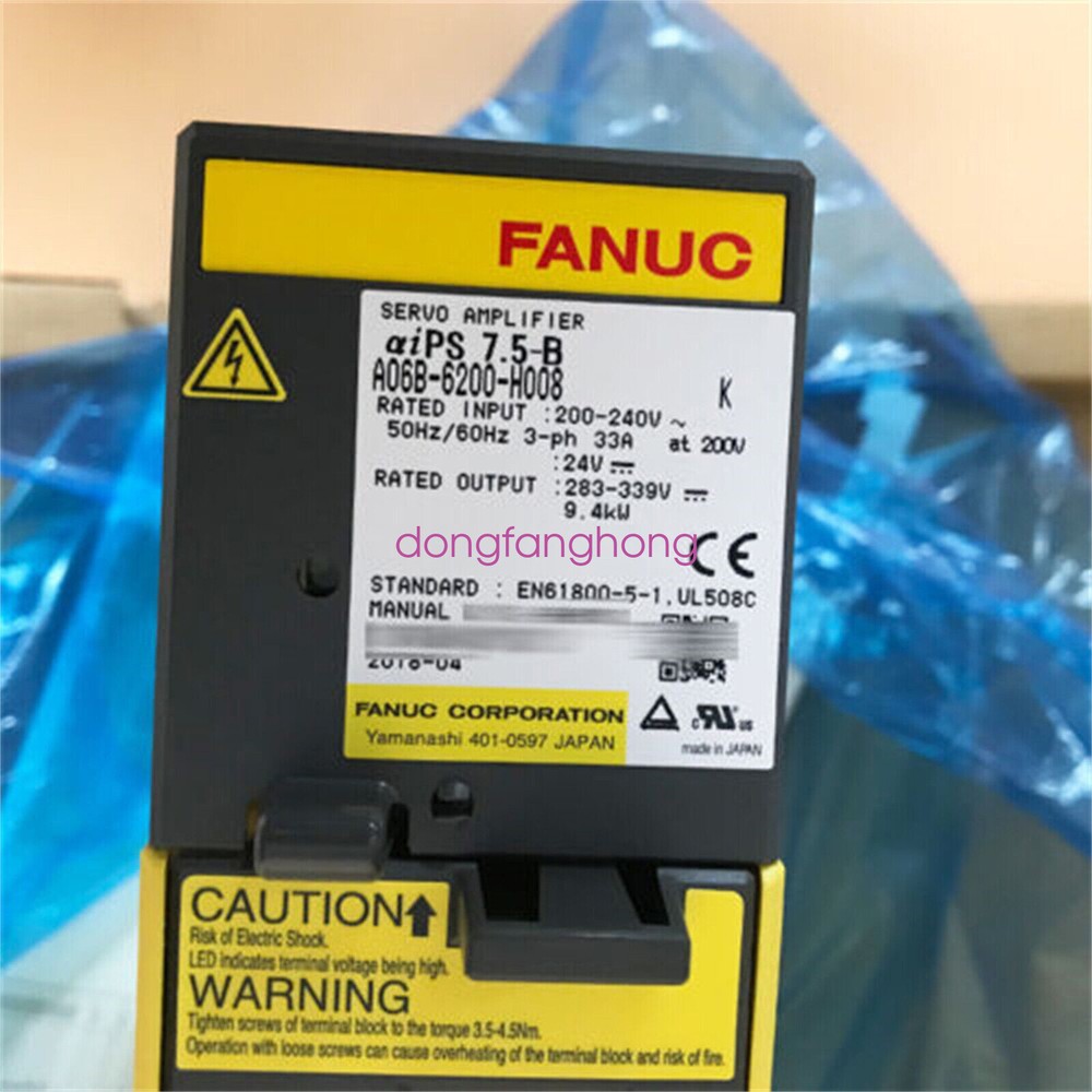 New FANUC A06B-6200-H008 Servo Drive FedEx or DHL or UPS Expedited Shipping