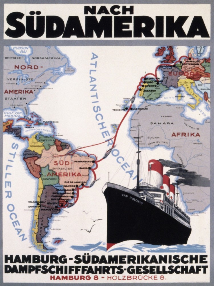 Decor South America Travel Poster. Fine Graphic Art Design. Wall Art. 2089