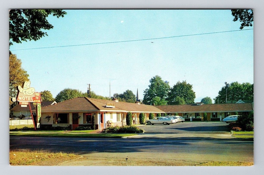 Eugene OR-Oregon, Texan Motel, Exterior, Vintage Postcard
