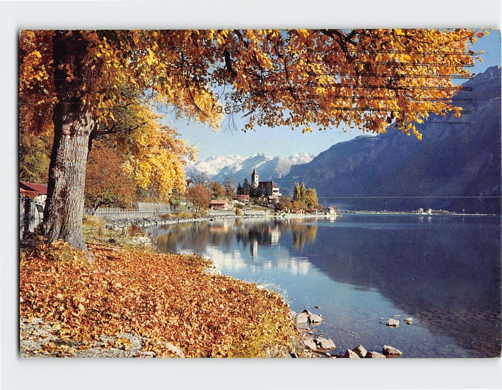 Postcard Lake Brienz Switzerland