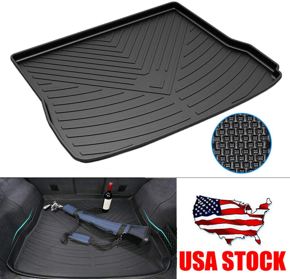 TPO Rear Cargo Boot Tray Liner Carpet Mat Black for 2009-2015 2016 2017 Audi Q5