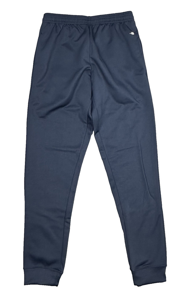 Badger Sport Jogger Sweatpants Mens Small Blue Fleece Pull On Pockets Casual NEW