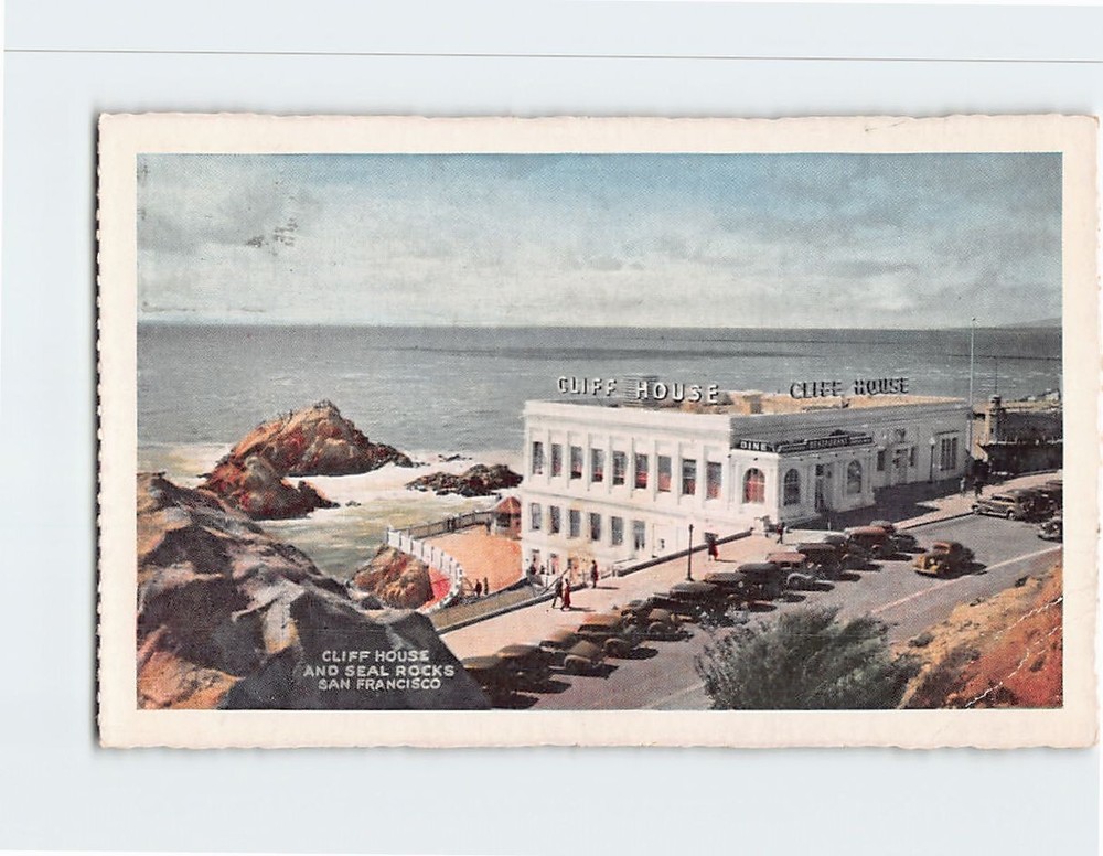 Postcard Cliff House & Seal Rocks San Francisco California USA