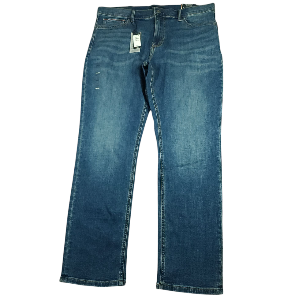 Tommy Hilfiger Jeans 34x30 Mens Stretch Straight Baggy Mid Rise Recycled Cotton