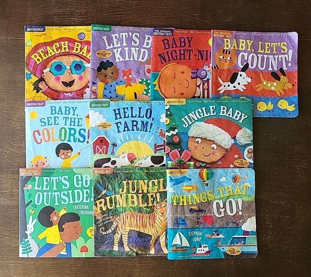 Set Of 10 Indestructibles Books, Baby, Toddler