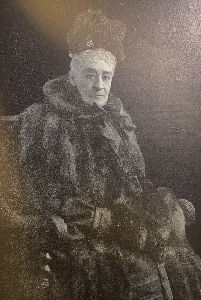 1906 Vintage Magazine Illustration Mrs. Russel Sage